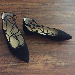 ‼️PRICE DROP‼️ Ivanka Trump Tropica Lace-Up Flat