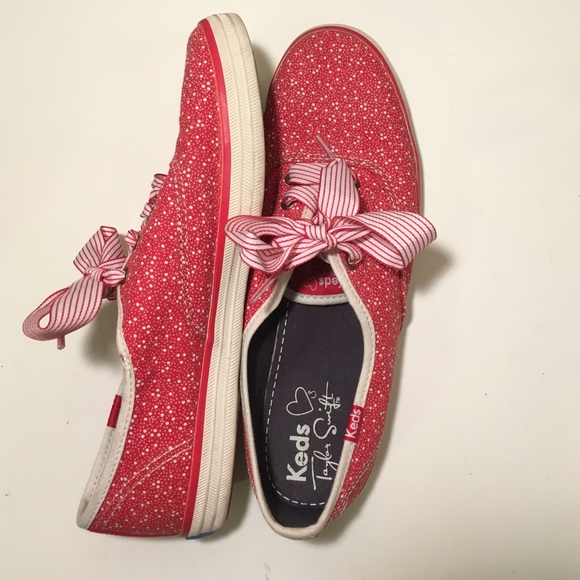 Keds Shoes - KEDS RED WITH WHITE POLKA DOTS❤️❤️
