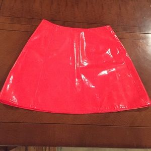 Vintage BCBG Pleather Skirt