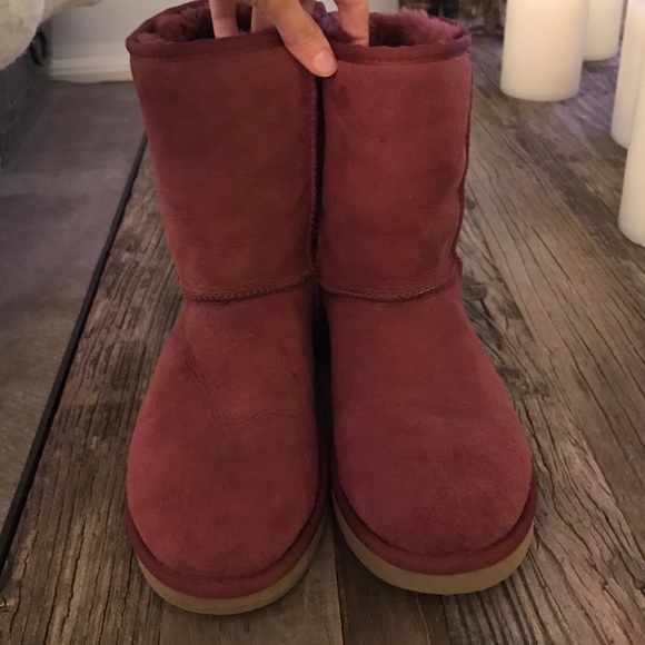 ugg classic short burgundy ugg classic short burgundy
