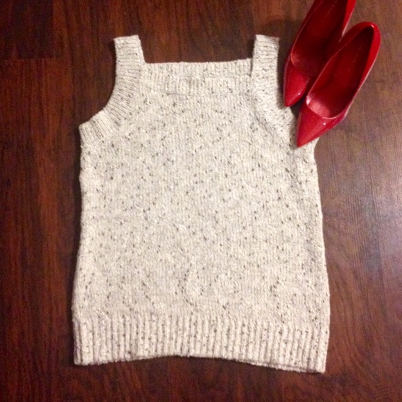 Speckled Knit Sweater Vest