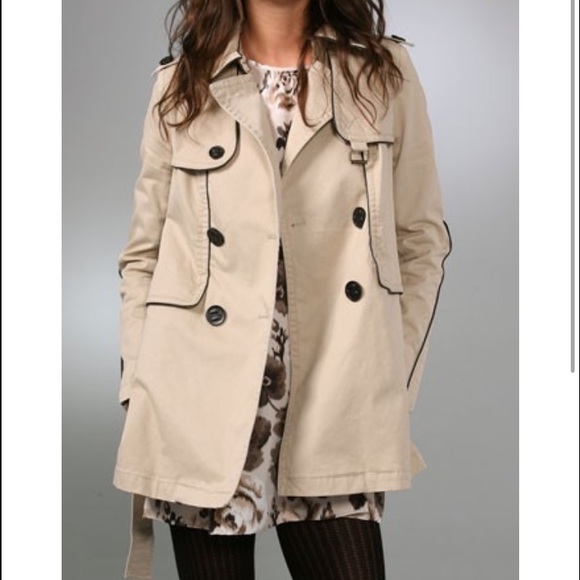 Juicy Couture Skylar Twill Trench Coat