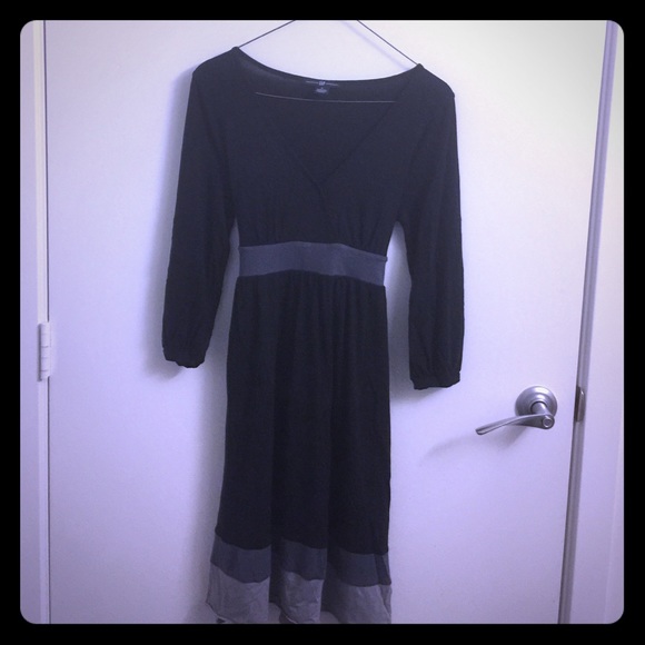 Black and grey dress