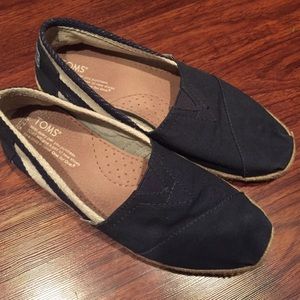 Navy Striped Toms