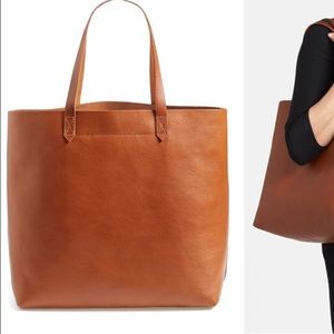 "The Transport" leather tote