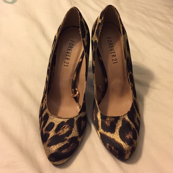 Cheetah print high heels