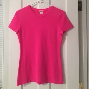 JCew Collection Short Sleeve Cashmere Tee