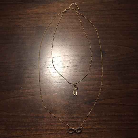 Infinity Wishbone Necklace
