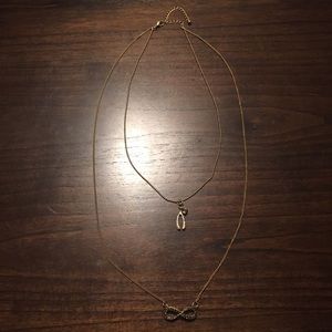 Infinity Wishbone Necklace