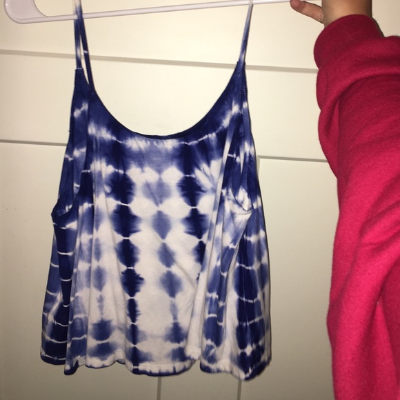 Flowy tie-dye tank top