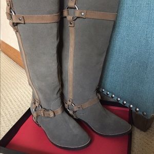 WILD PAIR Leather riding boots