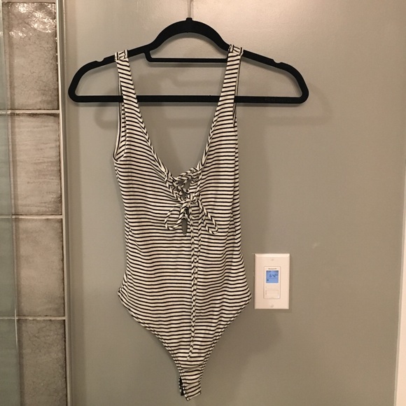 Striped Bodysuit
