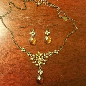 2028 necklace and earring set