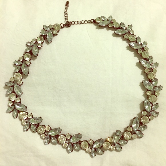 Crystal stone 💎 collar statement necklace NWOT