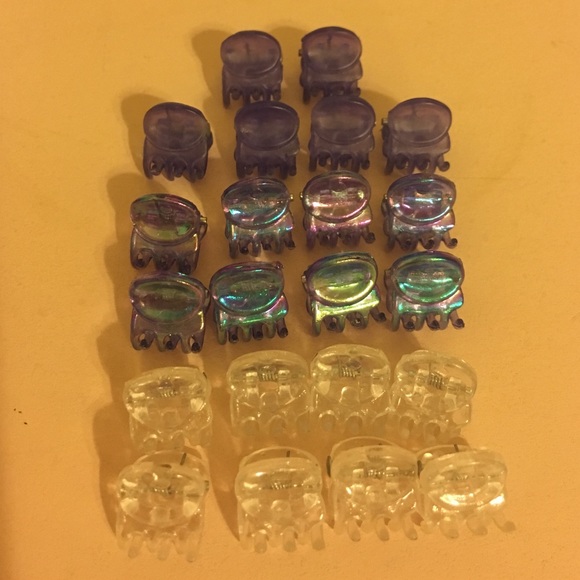 90s Amanda Bynes Lavender & Clear Mini Baby clips