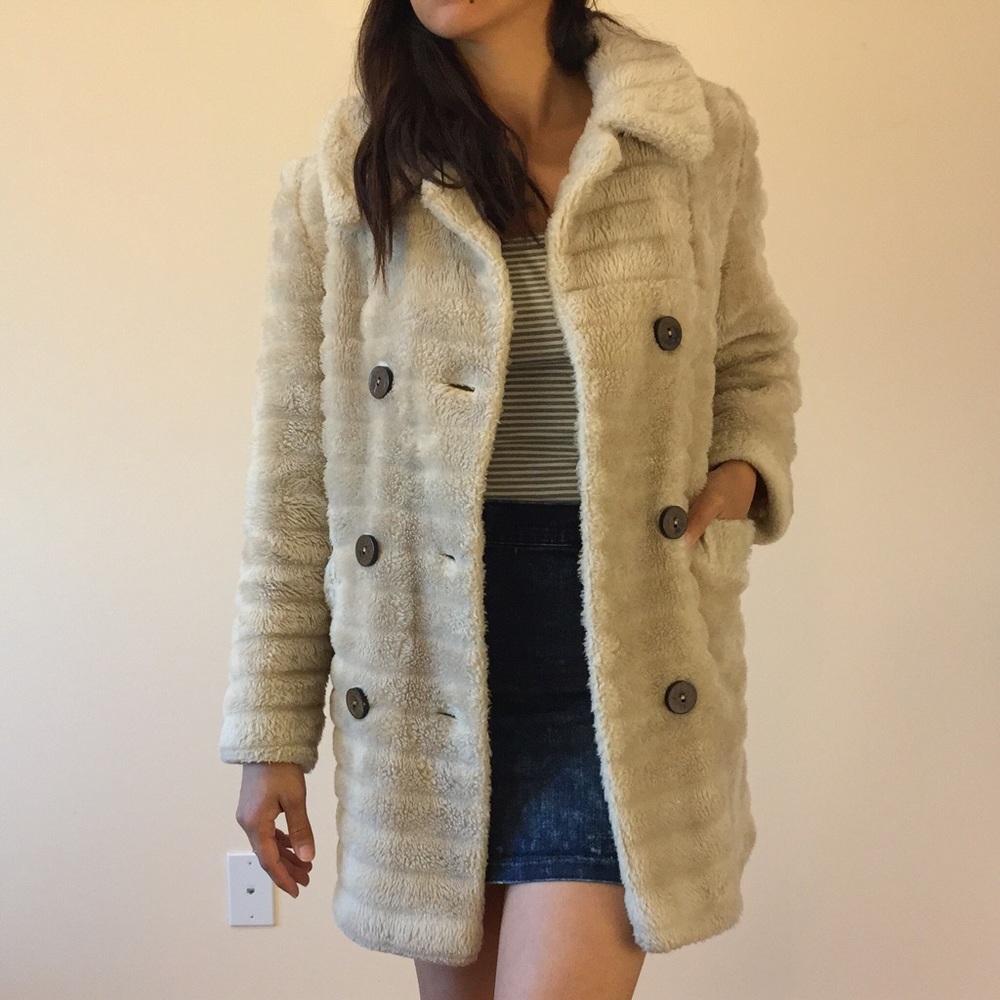 Vintage Faux Fur Coat 1960's