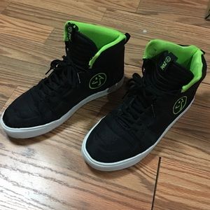 Zumba black shoes.