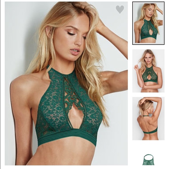 Victoria's Secret Keyhole High Neck Bra