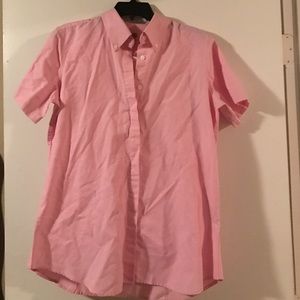 Cracker Barrel pink uniform shirt
