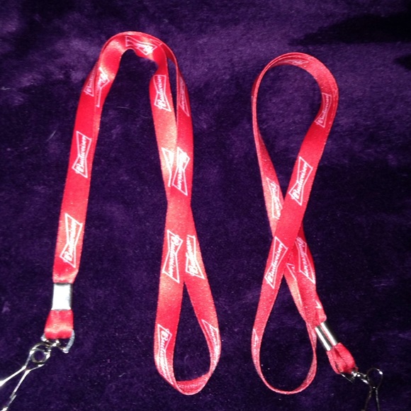 Budweiser lanyards!