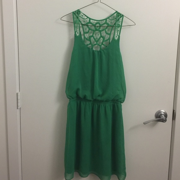 Green sun dress