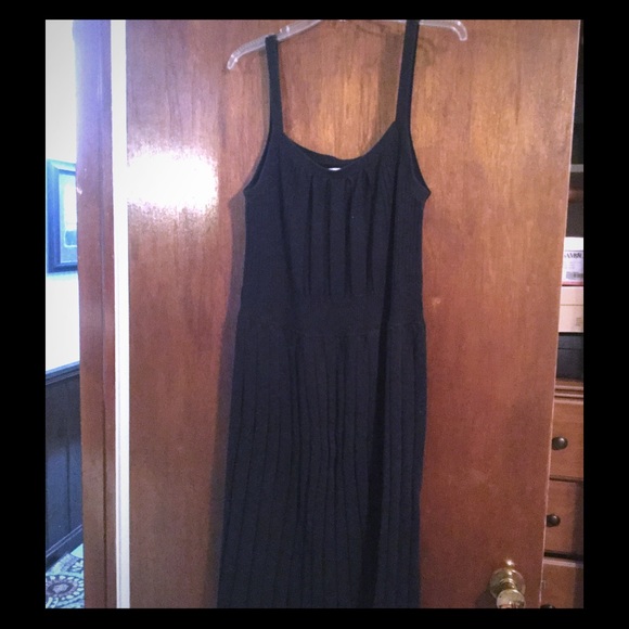 Black sweater dress