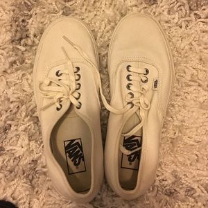 Vans. Size women's 9. WORN ONCE.