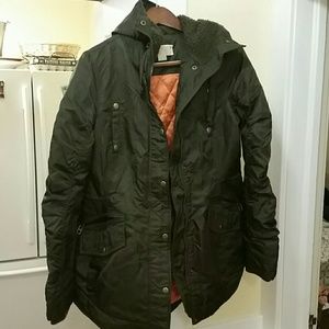 Green Michael Kors Winter Parka Jacket