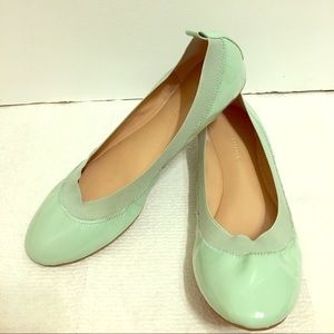 Mint green Banana Republic ballet flats