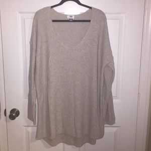 Oatmeal sweater tunic