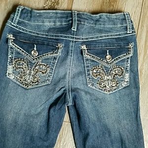 Girls boot cut jeans
