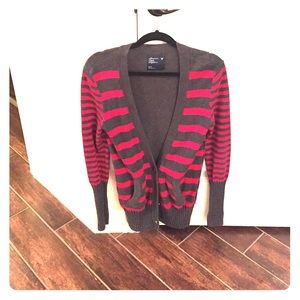 Women's American Eagle striped cardigan
