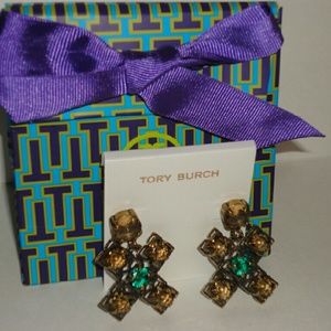 Authentic Tory Burch Abella Drop earrings