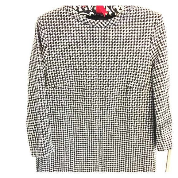 Mango Suit Dress - black&white - Small