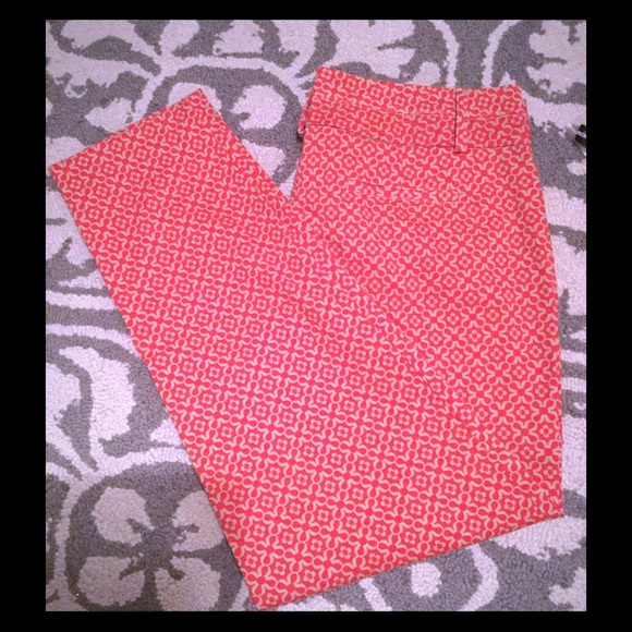 Printed ankle pants