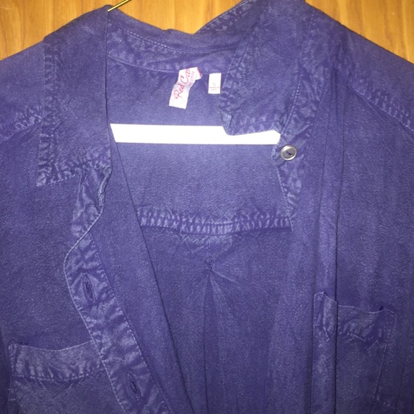 Blue denim dress - Picture 2 of 4