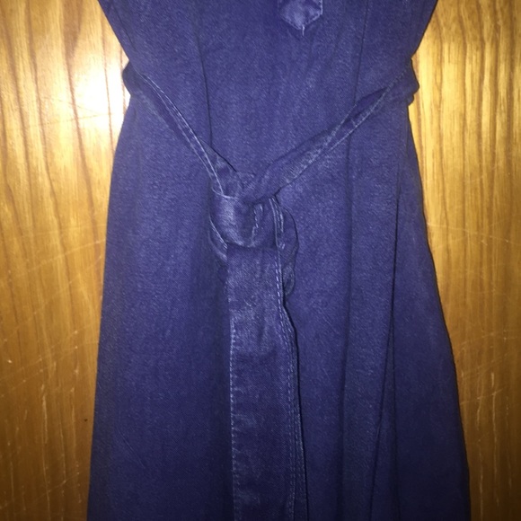 Blue denim dress - Picture 3 of 4
