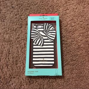 Kate Spade striped bow iphone 6/6s