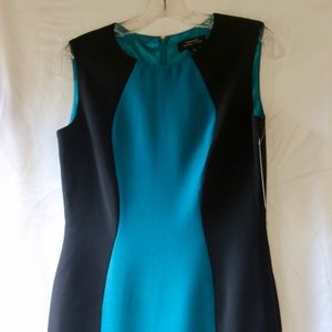 Tahari ASL Color Block Sheath Dress. Size 2 NWT
