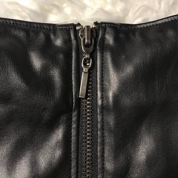 Naven Leather Mod Circle Skirt Revolve 4 Small - Picture 3 of 4