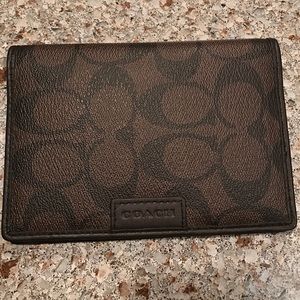Coach passport holder