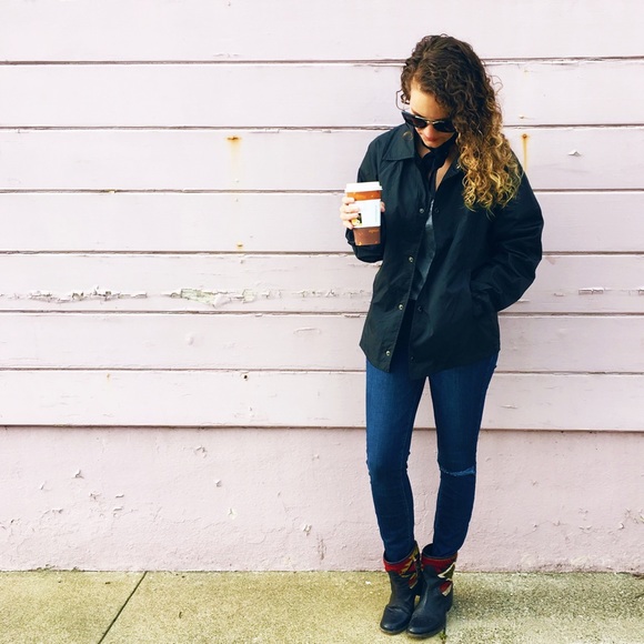 LAST ONE! "Not Your Babe" Embroidered Windbreaker - Picture 3 of 3