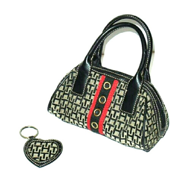 Tommy Hilfiger Mini Satchel And Key Chain
