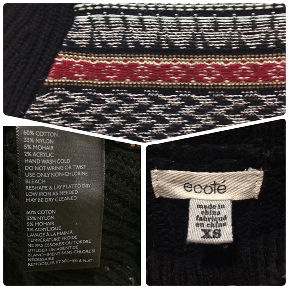 ❌SOLD❌ Urban Outfitters ecoté 70's style sweater - Picture 4 of 4