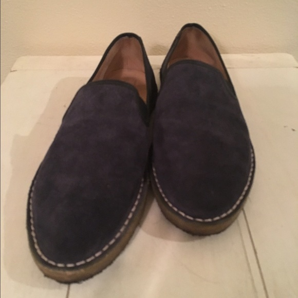 Blue suede shoes