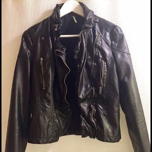 Free People Leather Jacket