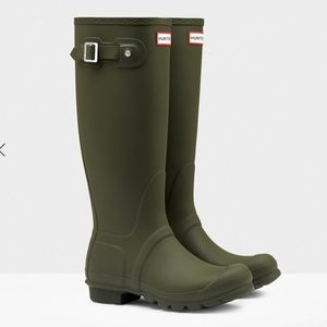 Hunter original tall rain boots
