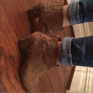 Zara studded booties