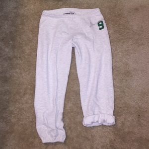 abercrombie cropped sweatpants