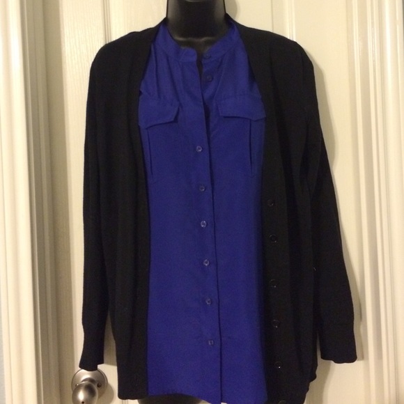 J.Crew cobalt top - Picture 4 of 4